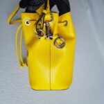 Fendi Mon Tresor Small Bucket Bag Yellow Calf Leather and Silver Hardware #RTYR-2 - Image 6