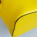 Fendi Mon Tresor Small Bucket Bag Yellow Calf Leather and Silver Hardware #RTYR-2 - Image 9