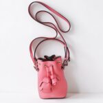 Fendi Mon Tresor Small Bucket Bag Pink Calf Leather and Silver Hardware #RKYR-3