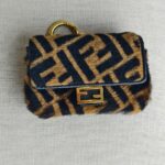 Fendi Nano Baguette Crossbody bag/Waist bag/Bag charm and Gold Hardware #RTTU-2 - Image 2