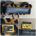 Fendi Nano Baguette Crossbody bag/Waist bag/Bag charm and Gold Hardware #RTTU-2 - Image 8