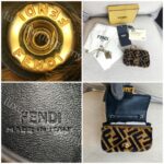 Fendi Nano Baguette Crossbody bag/Waist bag/Bag charm and Gold Hardware #RTTU-2 - Image 15