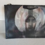 Givenchy Antigona Madonna Clutch Black Coated Canvas with Silver Hardware #RYCU-2 - Image 3