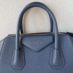 Givenchy Antigona Midnight Blue Goatskin with Silver Hardware #RYRK-1 - Image 14