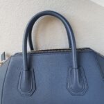 Givenchy Antigona Midnight Blue Goatskin with Silver Hardware #RYRK-1 - Image 15