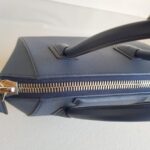 Givenchy Antigona Midnight Blue Goatskin with Silver Hardware #RYRK-1 - Image 9