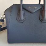 Givenchy Antigona Midnight Blue Goatskin with Silver Hardware #RYRK-1 - Image 3
