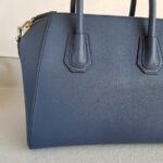 Givenchy Antigona Midnight Blue Goatskin with Silver Hardware #RYRK-1 - Image 5