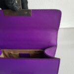 Gucci Padlock Bag Small Purple Smooth Leather Embroidered Tiger and Strawberry with Antique Silver Hardware #RUTT-1 - Image 18