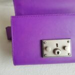 Gucci Padlock Bag Small Purple Smooth Leather Embroidered Tiger and Strawberry with Antique Silver Hardware #RUTT-1 - Image 19