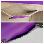 Gucci Padlock Bag Small Purple Smooth Leather Embroidered Tiger and Strawberry with Antique Silver Hardware #RUTT-1 - Image 23