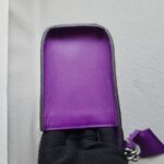 Gucci Padlock Bag Small Purple Smooth Leather Embroidered Tiger and Strawberry with Antique Silver Hardware #RUTT-1 - Image 7