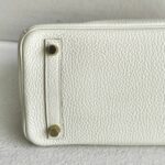 Hermes Birkin 25cm Mushroom Togo Leather with Gold Plated Hardware #ROEK-1 - Image 9