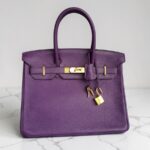 Hermes Birkin 30cm Purple Togo Leather with Gold Plated Hardware #RTRT-1