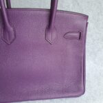 Hermes Birkin 30cm Purple Togo Leather with Gold Plated Hardware #RTRT-1 - Image 6
