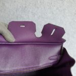 Hermes Birkin 30cm Purple Togo Leather with Gold Plated Hardware #RTRT-1 - Image 25