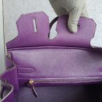 Hermes Birkin 30cm Purple Togo Leather with Gold Plated Hardware #RTRT-1 - Image 24