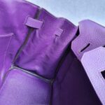 Hermes Birkin 30cm Purple Togo Leather with Gold Plated Hardware #RTRT-1 - Image 27