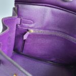 Hermes Birkin 30cm Purple Togo Leather with Gold Plated Hardware #RTRT-1 - Image 33