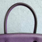 Hermes Birkin 30cm Purple Togo Leather with Gold Plated Hardware #RTRT-1 - Image 17