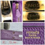 Hermes Birkin 30cm Purple Togo Leather with Gold Plated Hardware #RTRT-1 - Image 26