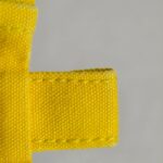 Hermes Bora Bora Pouch Yellow Canvas with Palladium Hardware #RTRE-17 - Image 12