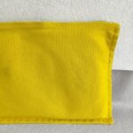 Hermes Bora Bora Pouch Yellow Canvas with Palladium Hardware #RTRE-17 - Image 4