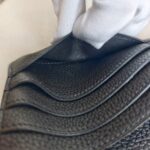 Hermes Dogon Long Wallet Black Clemence Leather with Palladium Hardware #ROCK-1 - Image 25