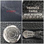 Hermes Dogon Long Wallet Black Clemence Leather with Palladium Hardware #ROCK-1 - Image 18