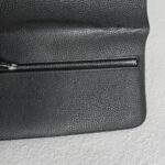 Hermes Dogon Long Wallet Black Clemence Leather with Palladium Hardware #ROCK-1 - Image 7