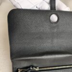 Hermes Dogon Long Wallet Black Clemence Leather with Palladium Hardware #ROCK-1 - Image 4