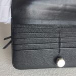 Hermes Dogon Long Wallet Black Clemence Leather with Palladium Hardware #ROCK-1 - Image 16