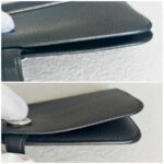 Hermes Dogon Long Wallet Black Clemence Leather with Palladium Hardware #ROCK-1 - Image 9