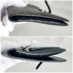 Hermes Dogon Long Wallet Black Clemence Leather with Palladium Hardware #ROCK-1 - Image 8