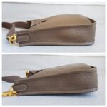 Hermes Evelyne 16cm Etoupe Clemence Leather with Gold Plated Hardware #RTOL-2 - Image 4