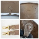 Hermes Evelyne 16cm Etoupe Clemence Leather with Gold Plated Hardware #RTOL-2 - Image 18