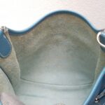 Hermes Evelyne III 29cm Blue Jean Clemence Leather with Palladium Plated Hardware #RUUS-11 - Image 25