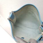 Hermes Evelyne III 29cm Blue Jean Clemence Leather with Palladium Plated Hardware #RUUS-11 - Image 27