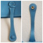 Hermes Evelyne III 29cm Blue Jean Clemence Leather with Palladium Plated Hardware #RUUS-11 - Image 21