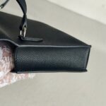 Hermes Hermèsnap Wallet Black Epsom Leather with Palladium Plated Hardware Bag #RTOK-5 - Image 11
