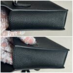 Hermes Hermèsnap Wallet Black Epsom Leather with Palladium Plated Hardware Bag #RTOK-5 - Image 12