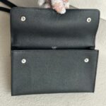 Hermes Hermèsnap Wallet Black Epsom Leather with Palladium Plated Hardware Bag #RTOK-5 - Image 4