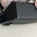 Hermes Hermèsnap Wallet Black Epsom Leather with Palladium Plated Hardware Bag #RTOK-5 - Image 16