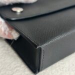 Hermes Hermèsnap Wallet Black Epsom Leather with Palladium Plated Hardware Bag #RTOK-5 - Image 14