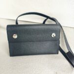 Hermes Hermèsnap Wallet Black Epsom Leather with Palladium Plated Hardware Bag #RTOK-5 - Image 2