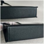 Hermes Hermèsnap Wallet Black Epsom Leather with Palladium Plated Hardware Bag #RTOK-5 - Image 13