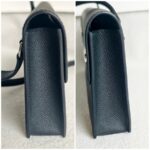 Hermes Hermèsnap Wallet Black Epsom Leather with Palladium Plated Hardware Bag #RTOK-5 - Image 9