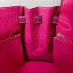 Hermes Kelly 32CM Tosca Pink Epsom Leather With Palladium Hardware Bag #RTTE-1 - Image 38
