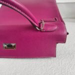 Hermes Kelly 32CM Tosca Pink Epsom Leather With Palladium Hardware Bag #RTTE-1 - Image 24