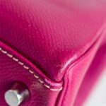 Hermes Kelly 32CM Tosca Pink Epsom Leather With Palladium Hardware Bag #RTTE-1 - Image 17